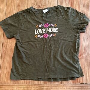Natural Life Olive Green Shirt